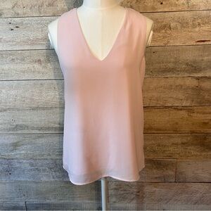 Aritzia Babaton women’s blush pink sleeveless cutout back blouse in size x-small